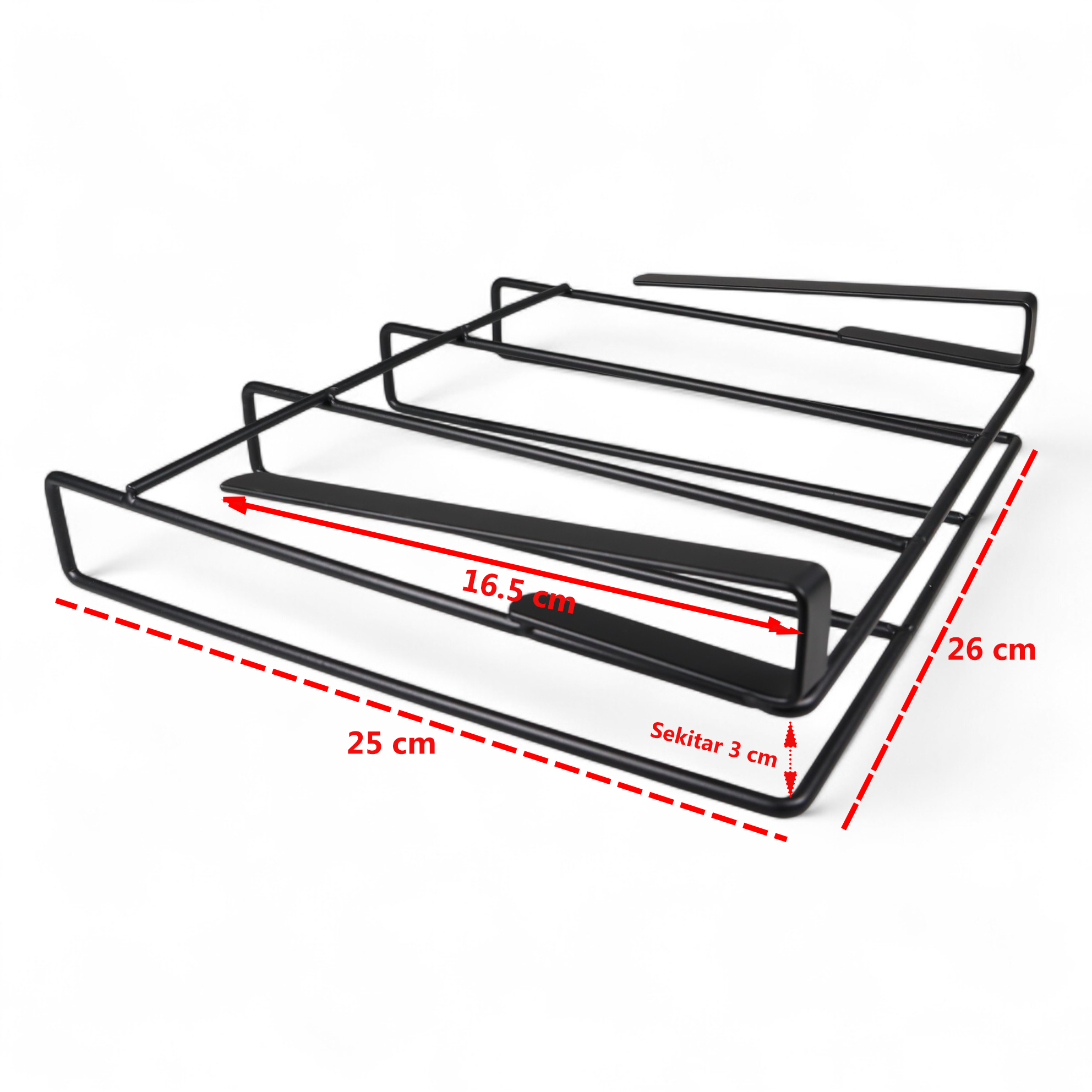 Gambar produk ZTONG Rak Gantung Dapur Stainless Steel Cabinet Shelf Non Perforated - Z-25