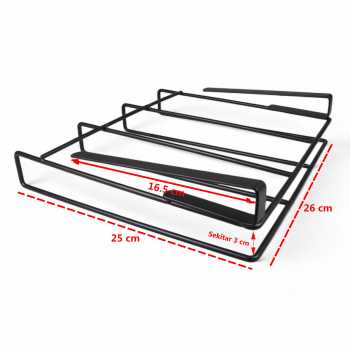 Gambar produk ZTONG Rak Gantung Dapur Stainless Steel Cabinet Shelf Non Perforated - Z-25