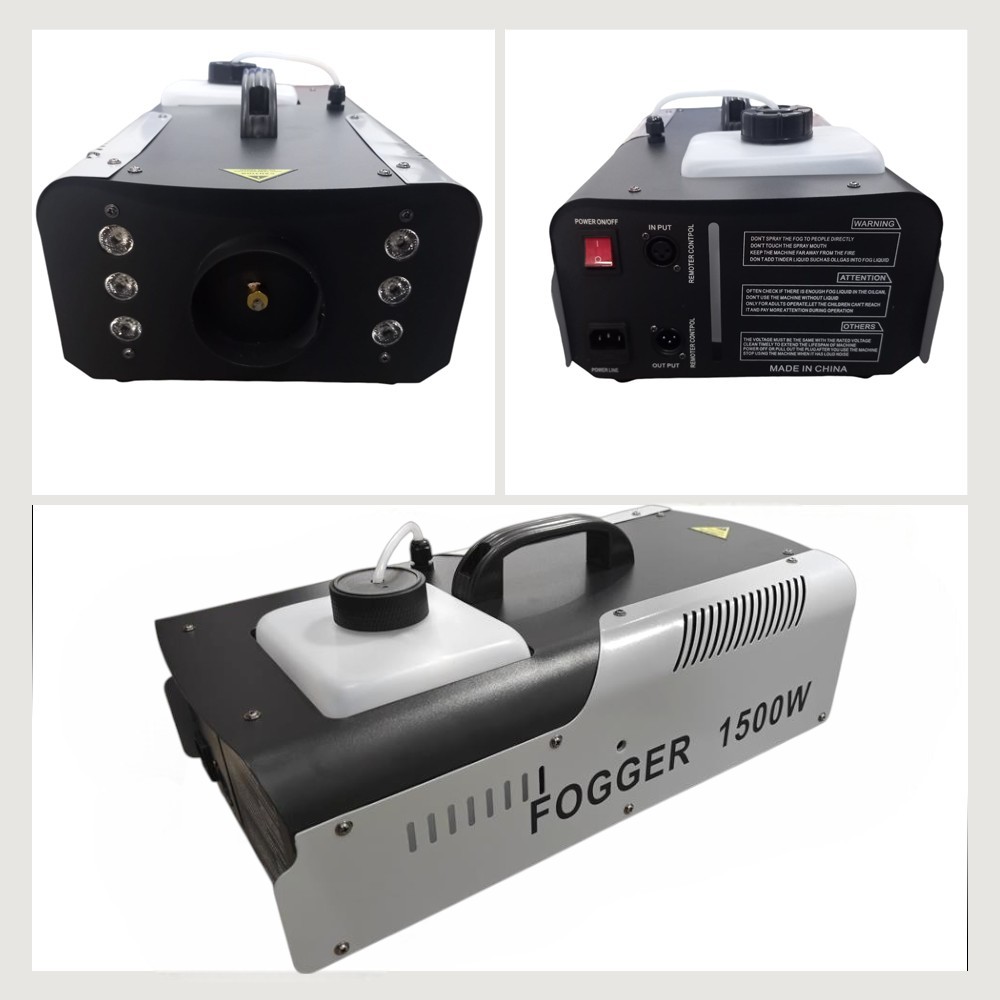 Gambar produk MFL Mesin Pembuat Kabut Professional Mist Fog Machine RGB Remote 1500W - MF150