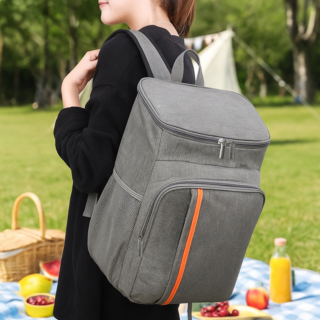 Gambar produk ZAOQIU Tas Ransel Piknik Hot and Cold Lunch Bag Insulated Backpack - YY29