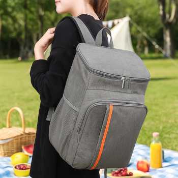 Gambar produk ZAOQIU Tas Ransel Piknik Hot and Cold Lunch Bag Insulated Backpack - YY29