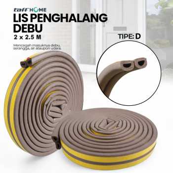 TaffHOME Lis Penghalang Debu Pintu Door Bottom Sealing Strips 2x2.5M - ESPV5