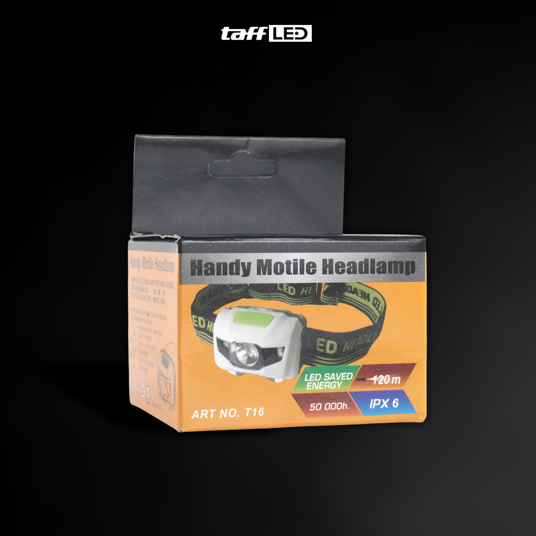 Gambar produk TaffLED Headlamp LED Multifunction Outdoor Lighting 3W - GD63