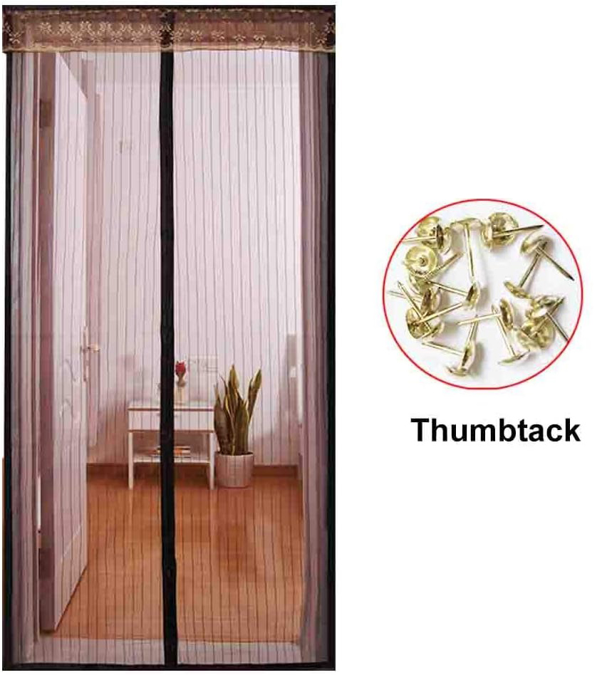 Gambar produk TaffHOME Tirai Pintu Anti Nyamuk Kelambu Magnetic Door 100x210cm - CNY-121