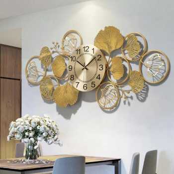 Gambar produk TaffHOME Jam Dinding Dekorasi Quartz Luxury European Style 40x90cm - 2283