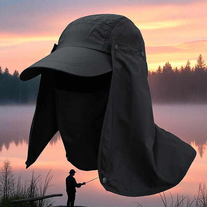 Gambar produk Rhodey Topi Jepang Mancing Anti UV Outdoor Fishing Hat Nylon - MH011