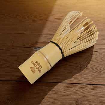 Gambar produk One Two Cups Chasen Bamboo Whisk Matcha Pengaduk Teh Jepang 3in1 - WT03
