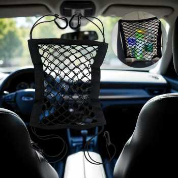 Jaring Mesh Penyimpanan Barang Mobil Car Net Organizer - C38419