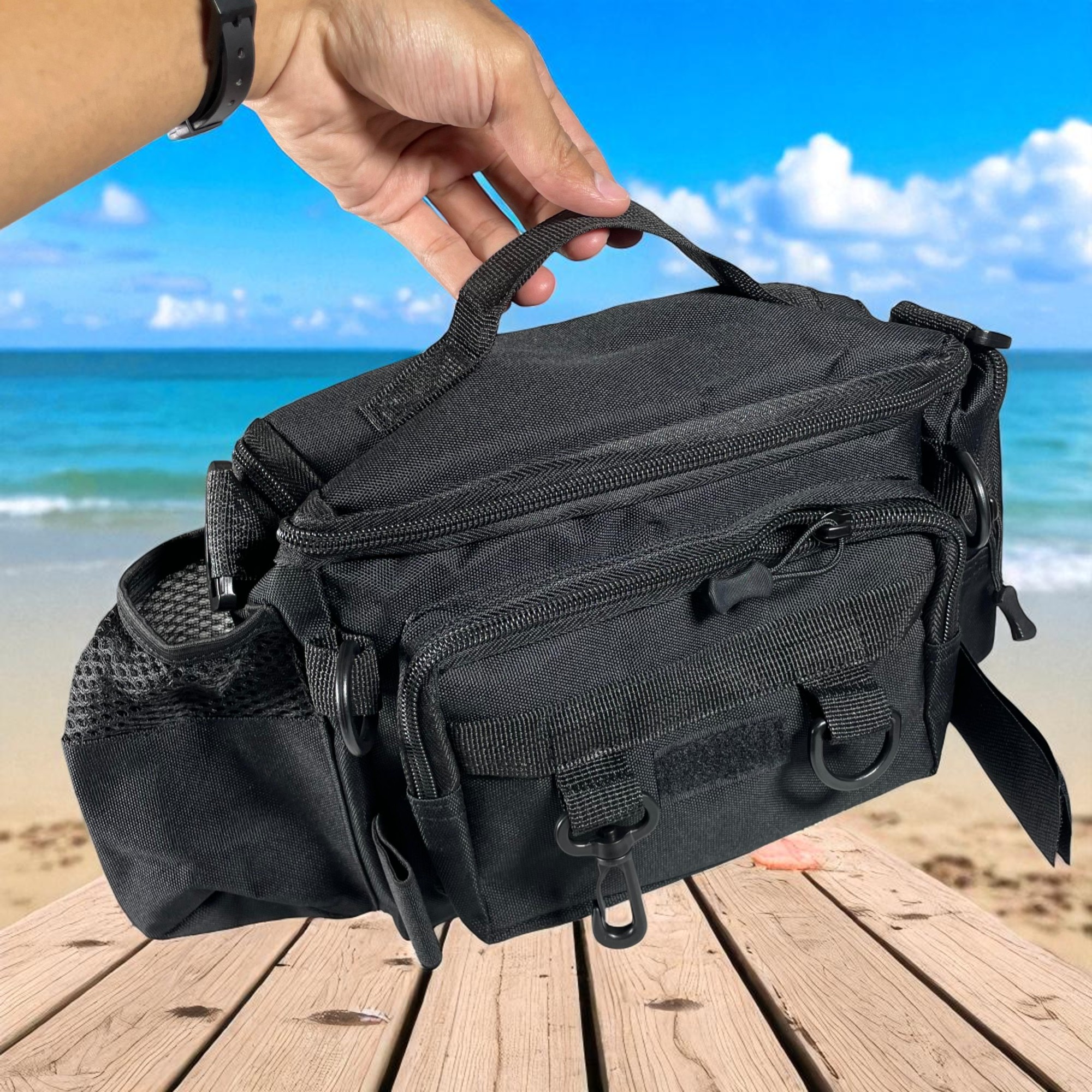 Gambar produk FISBAG Tas Pancing Pinggang Fishing Waist Luya Bag Oxford Waterproof - FI710