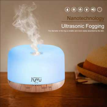 Gambar produk Taffware HUMI Air Humidifier Mini Ultrasonic Aroma Light 500ml Remote - A770