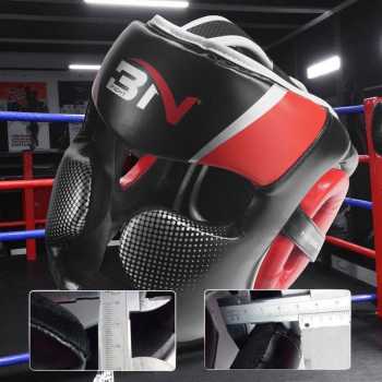 Gambar produk BNPRO Helm Tinju Muay Thai MMA Pelindung Kepala Size XL - BNHG-01