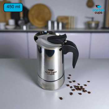 One Two Cups Moka Pot Espresso Coffee Maker Stovetop - Z21