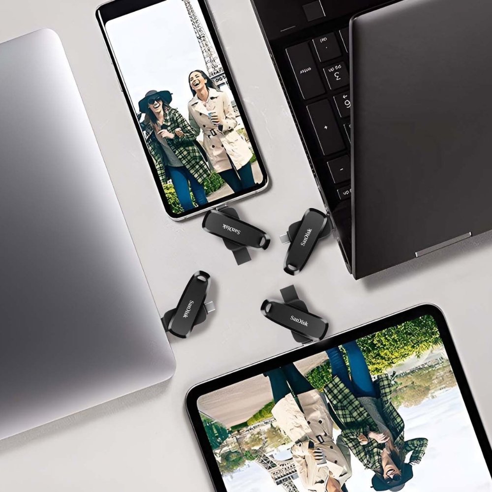 Gambar produk SanDisk Dual-Interface Phone Drive Android USB Type C 3.2 Gen 1 64GB - SDDDC6
