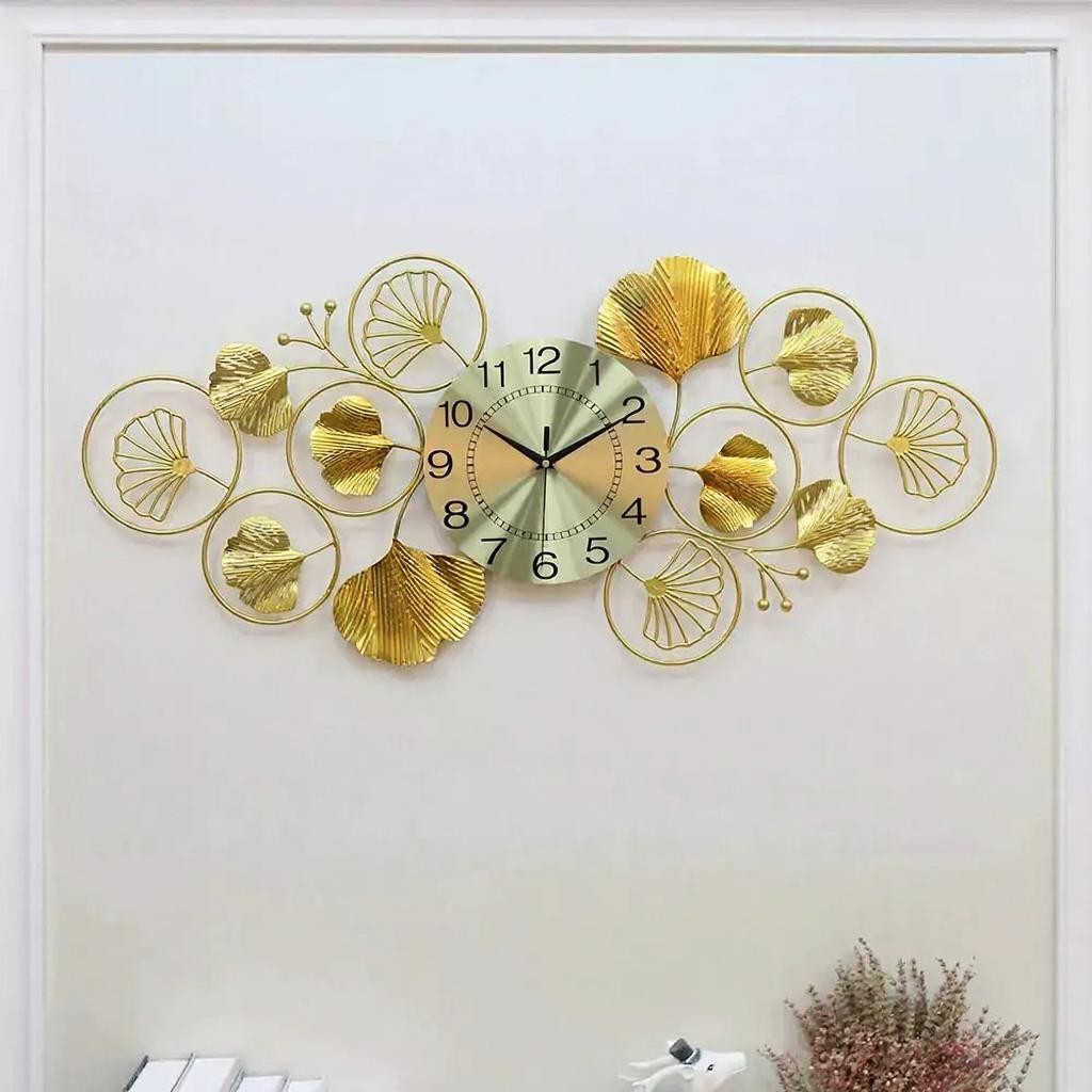 Gambar produk TaffHOME Jam Dinding Dekorasi Quartz Luxury European Style 40x90cm - 2283