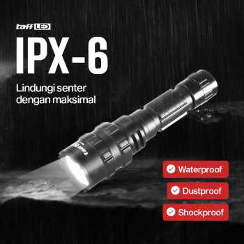 Gambar produk TaffLED Senter LED Torch Hunting Cree XM-L L2 6500 Lumens - 701