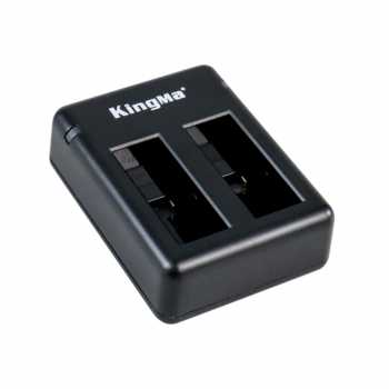 Gambar produk KingMa Charger Baterai Micro USB Type C 2 Slot for GoPro Hero 5 - BM042