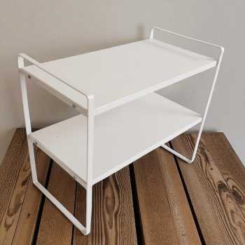 Gambar produk AOLIVIYA Rak Buku Minimalis DIY Table Bookshelf Organizer Double Layer - AO40