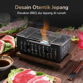 Gambar produk Aihogard Alat Panggang Arang Portable BBQ Japanese Grill Stove - H02