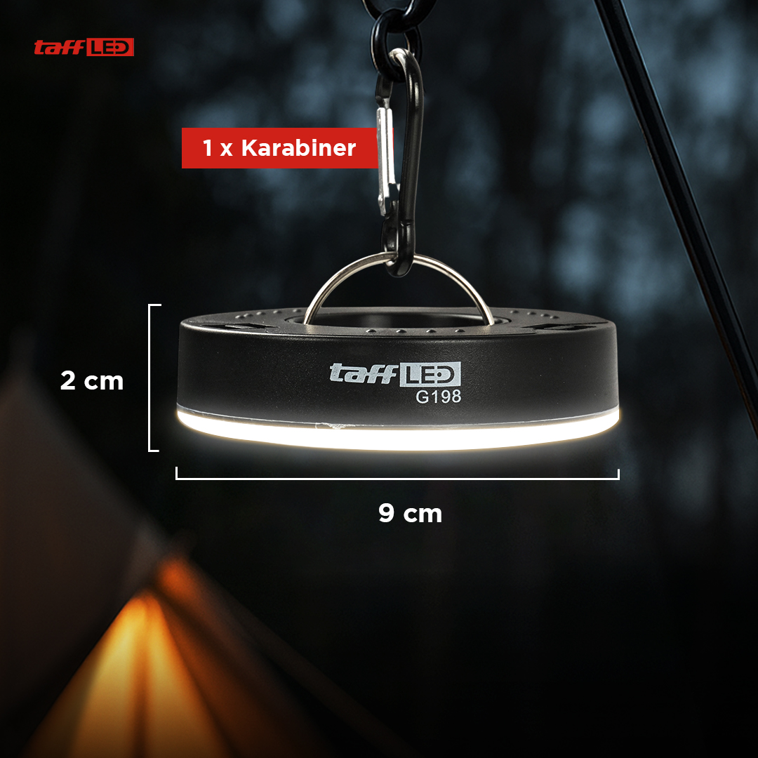 Gambar produk TaffLED Lampu LED Camping Tenda Waterproof Emergency COB Natural White - G198