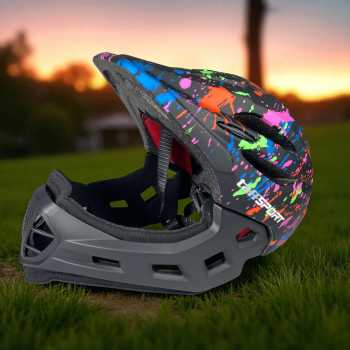 TaffSPORT Helm Modular Sepeda Anak Full Face Bike Size S - CHF78