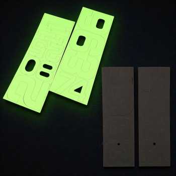 Gambar produk TaffHOME Jam Dinding Besar DIY Glow in The Dark 90-100cm - JM-03