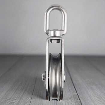 Gambar produk Mayrise Katrol Kerekan Swivel Pulley Stainless Steel 304 Single Wheel M100 - MAY304