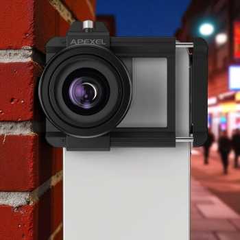 APEXEL Lensa Kamera HP Macro Lens Clip Zoomable 10-20X - APL-ZM100