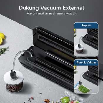 Gambar produk Alat Vakum Makanan Vacuum Sealer Packaging Machine with Bag - HP-9008