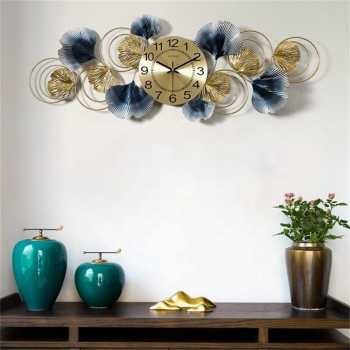 Gambar produk TaffHOME Jam Dinding Dekorasi Quartz Decoration Luxury European Style Horizontal - 2077-9135