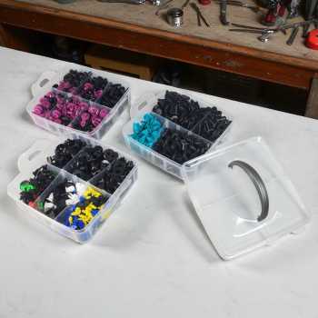 Gambar produk OTOHEROES Baut Rivet Mobil Joint Clip dengan Pengungkit 680 PCS - HS014