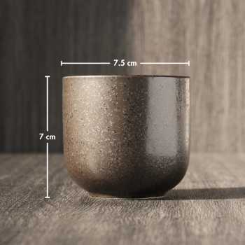 Gambar produk K-Locke Gelas Keramik Kopi Teh Japanese Style Ceramic Cup 200ml Ancient - KL2