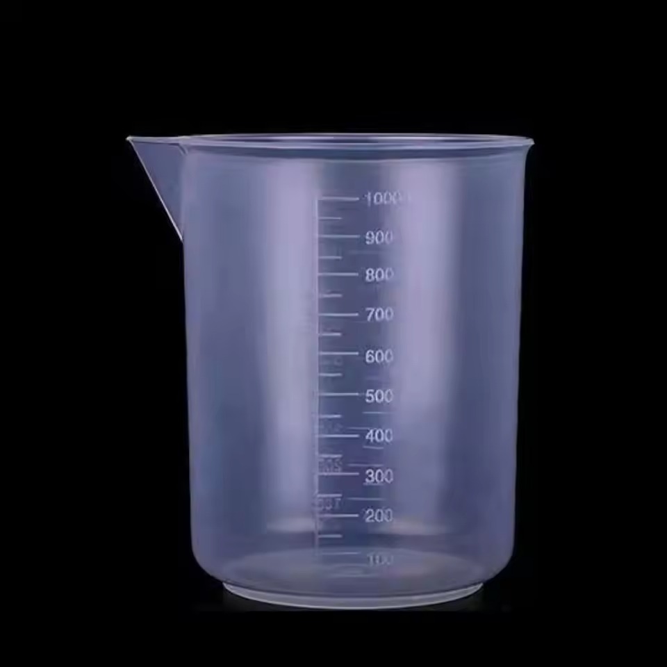 Gambar produk BURSON Gelas Ukur Plastik Dapur Laboratorium Measuring Cup 1000ml - B4