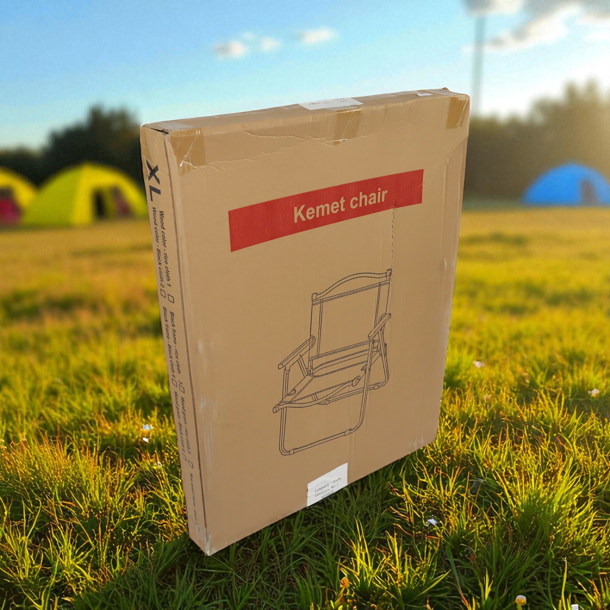 Gambar produk TaffSPORT Kursi Lipat Outdoor Camping Portable Foldable Oxford 600D XL - YH6
