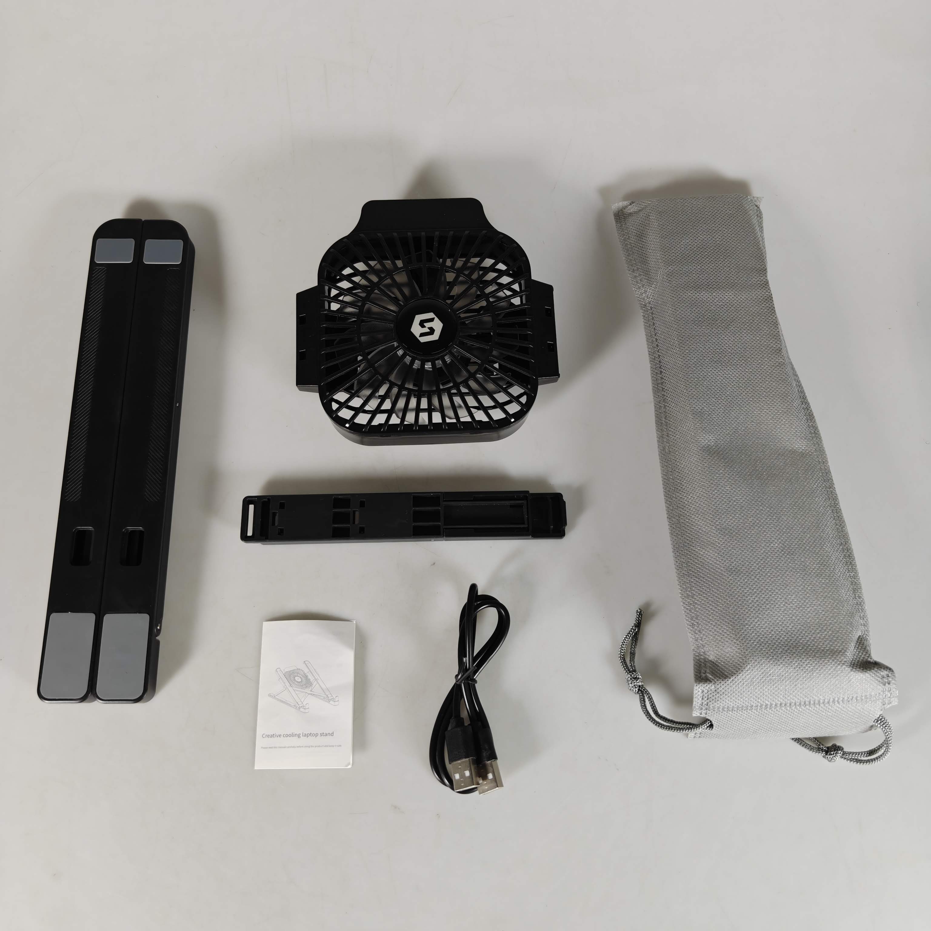 Gambar produk Centechia Stand Laptop Portable Foldable 13 Level with Cooling Fan - CT1310