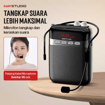 Gambar produk TaffSTUDIO Speaker Pinggang Bluetooth Voice Amplifier Wireless 8W - S26