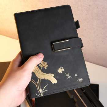 Gambar produk Toddi Set Buku Jurnal Leather Notebook Diary 80GSM 200 Halaman - JG663