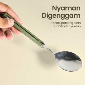 Gambar produk YOUGLE Set Alat Makan Sendok Garpu Lipat Portable Cutlery Swiss Army - A009