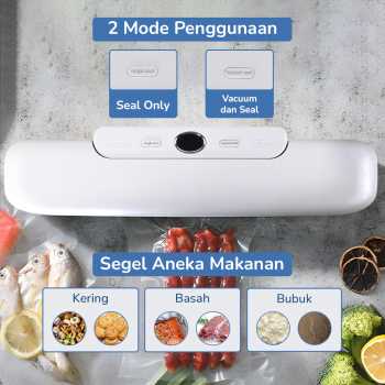 Gambar produk TFALO Alat Vakum Makanan Vacuum Sealer Packaging Machine with Bag - FK-7912