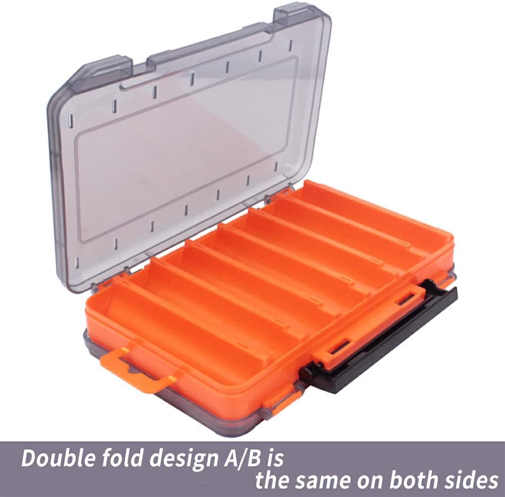 Gambar produk ZUHE Kotak Perkakas Kail Pancing Tackle Box Double Side 14 Grid - ZU402