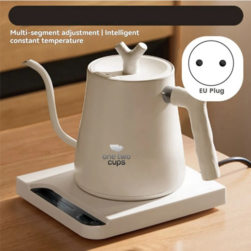 Gambar produk One Two Cups Teko Listrik Kopi Pemanas Air Leher Angsa 1000W 1L - HR-462