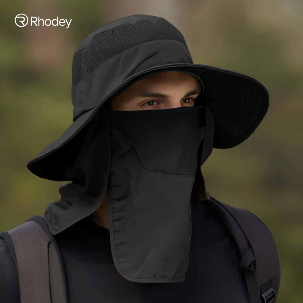Gambar produk Rhodey Topi Rimba Outdoor Anti UV Waterproof Boonie Hat Nylon - GL012