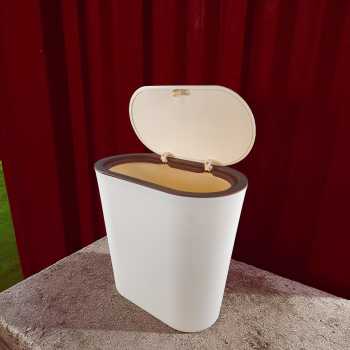 Gambar produk SONGYA Tempat Sampah Minimalis Trash Bin Press Type with Lid - SY-E25201