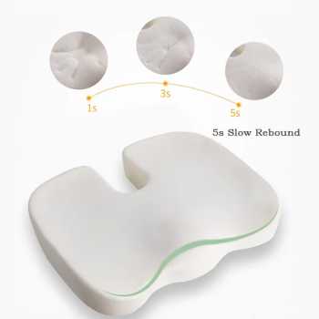 Gambar produk Bamboo Bantal Punggung Orthopedic Memory Foam Slow Rebound Bamboo - INU137