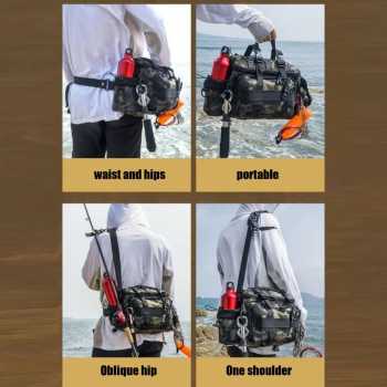 Gambar produk FISBAG Tas Pancing Pinggang Fishing Waist Luya Bag Oxford Waterproof - FI711