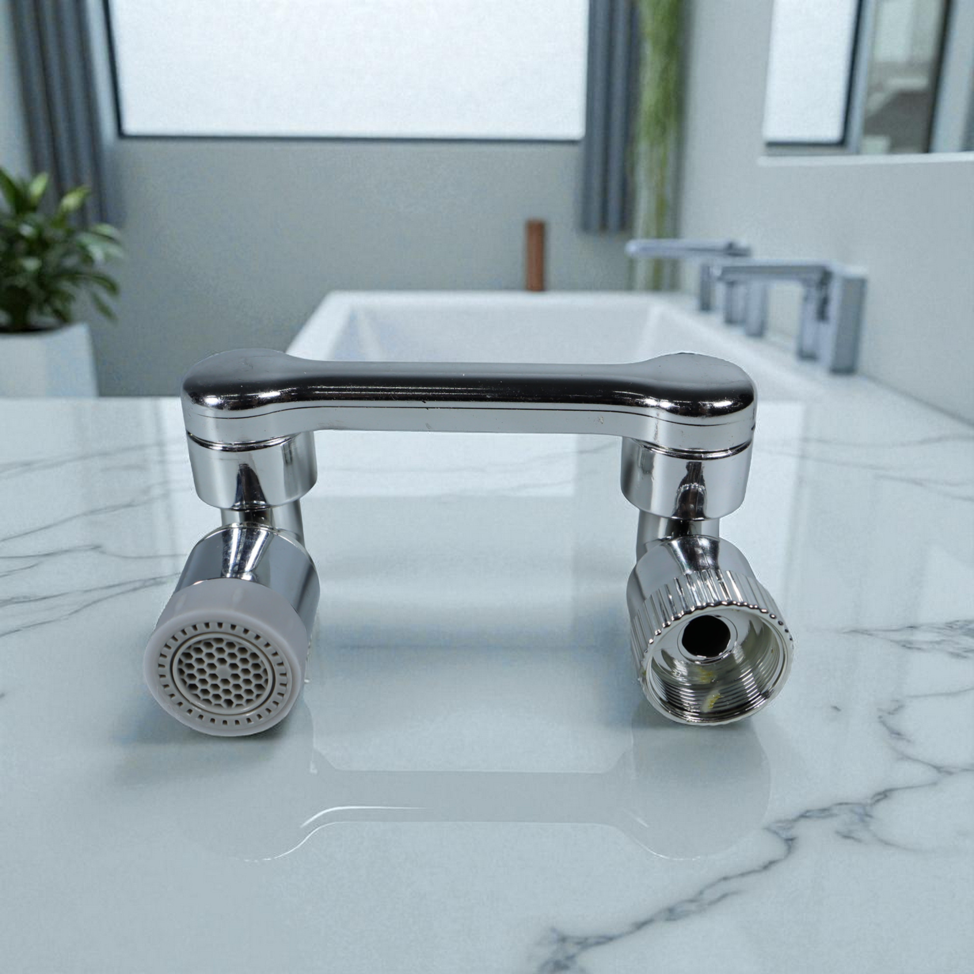 Gambar produk BELEVENST Keran Air Extender Faucet Aerator 180 Degree Rotation - J-012
