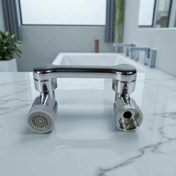 Gambar produk BELEVENST Keran Air Extender Faucet Aerator 180 Degree Rotation - J-012