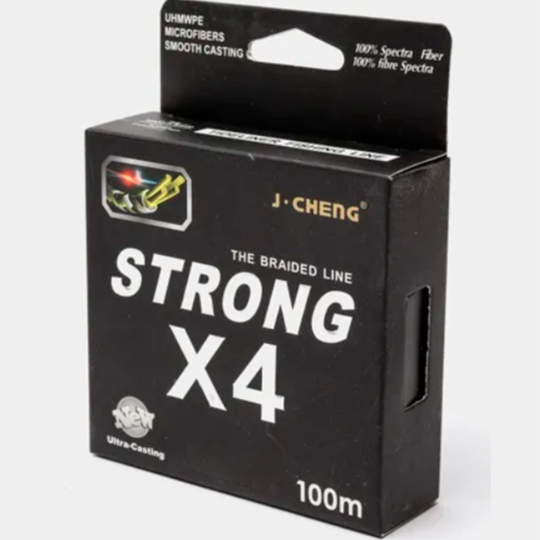 Gambar produk J-Cheng Senar Tali Pancing 4 Braided PE Fishing Line 100M 3.0 - JC4180