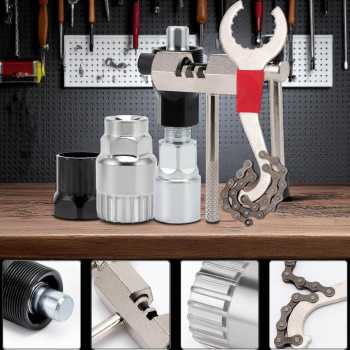 VXM Set Alat Reparasi Sepeda 5in1 Kunci Crank BB Hollowtech Sprocket - V5