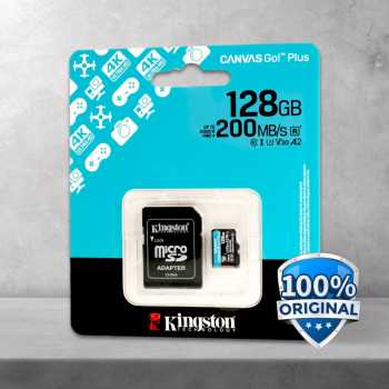 Kingston Canvas Go! Plus MicroSD Gen4 U3 V30 200Mbps - SDCG4