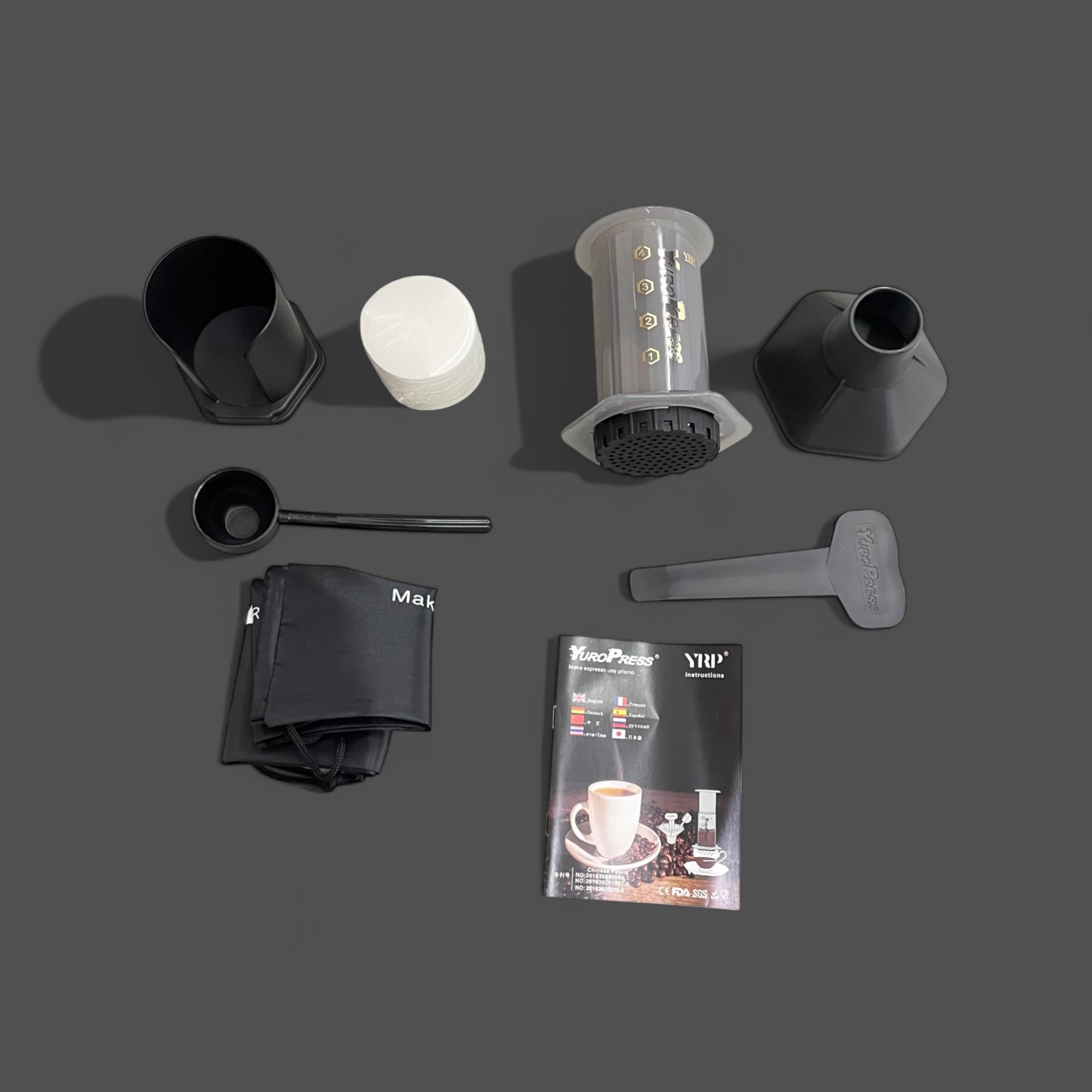 Gambar produk YuroPress Prismo Set Portable French Press Coffee Maker - YRP350